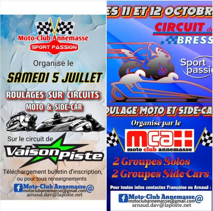 Notre programme circuit de Juillet et Octobre